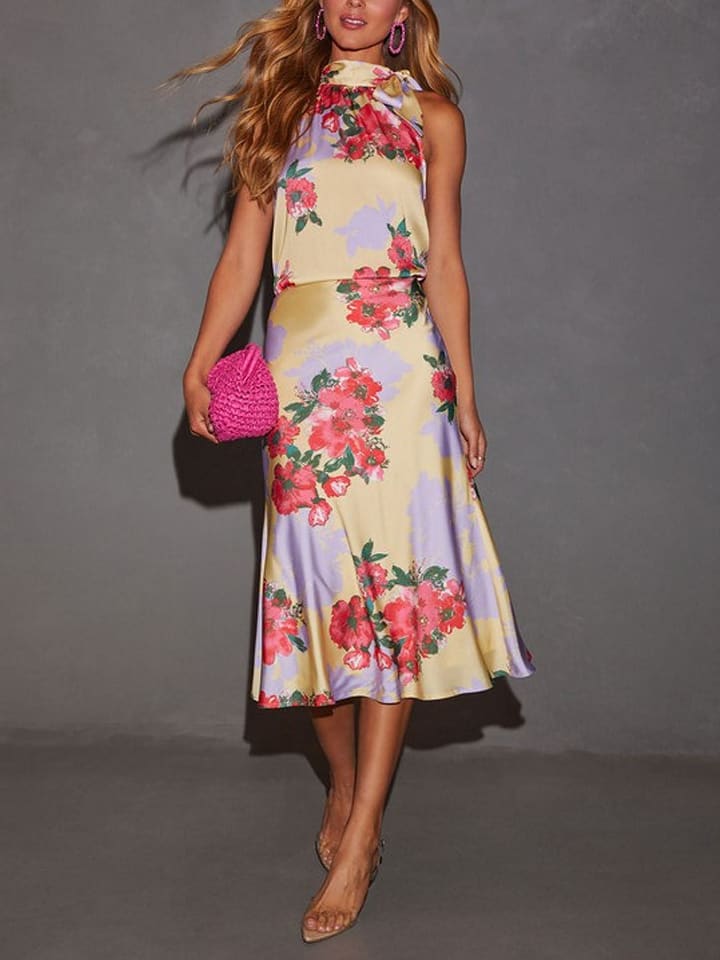 Milan Kiss 2-częściowy zestaw w kolorze lawendowo-żółtym rozmiar: L