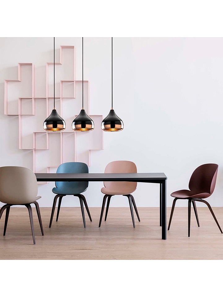 Opviq Lampa wisząca "Yildo" w kolorze czarno-miedzianym - 67 x 17 cm rozmiar: onesize