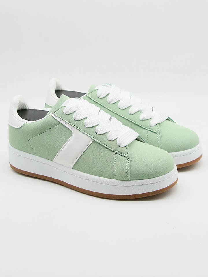 Bellucci Sneakersy w kolorze zielono-białym rozmiar: 38