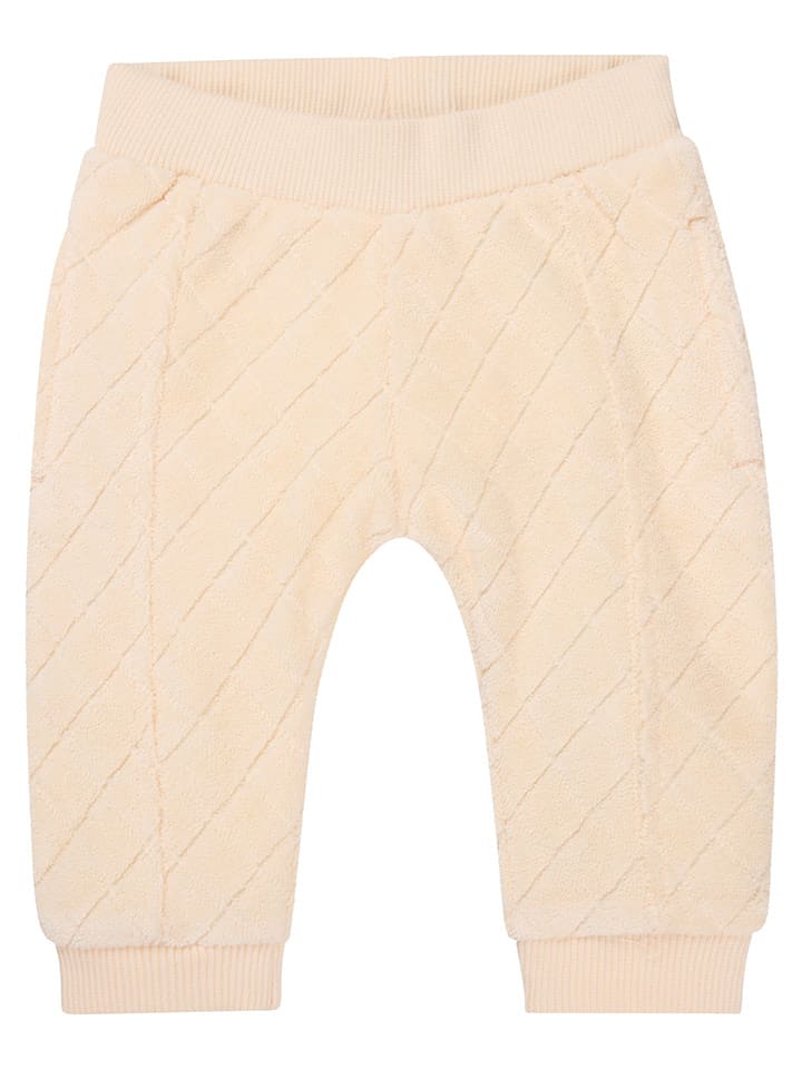 Noppies Spodnie dresowe "Gruson" w kolorze kremowym rozmiar: 86