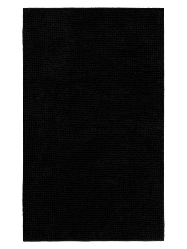 Wecon Home Dywanik łazienkowy "Basics Balu" w kolorze czarnym rozmiar: 70x120 cm