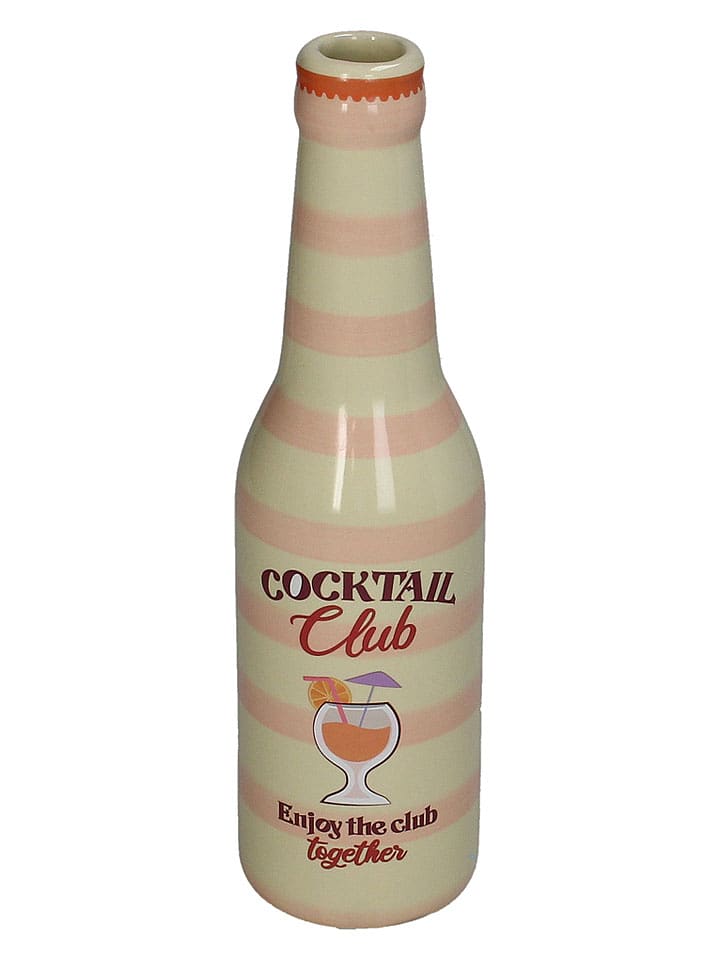Kersten Wazon "Cocktail" w kolorze beżowym - wys. 24 x Ø 6,5 cm rozmiar: onesize