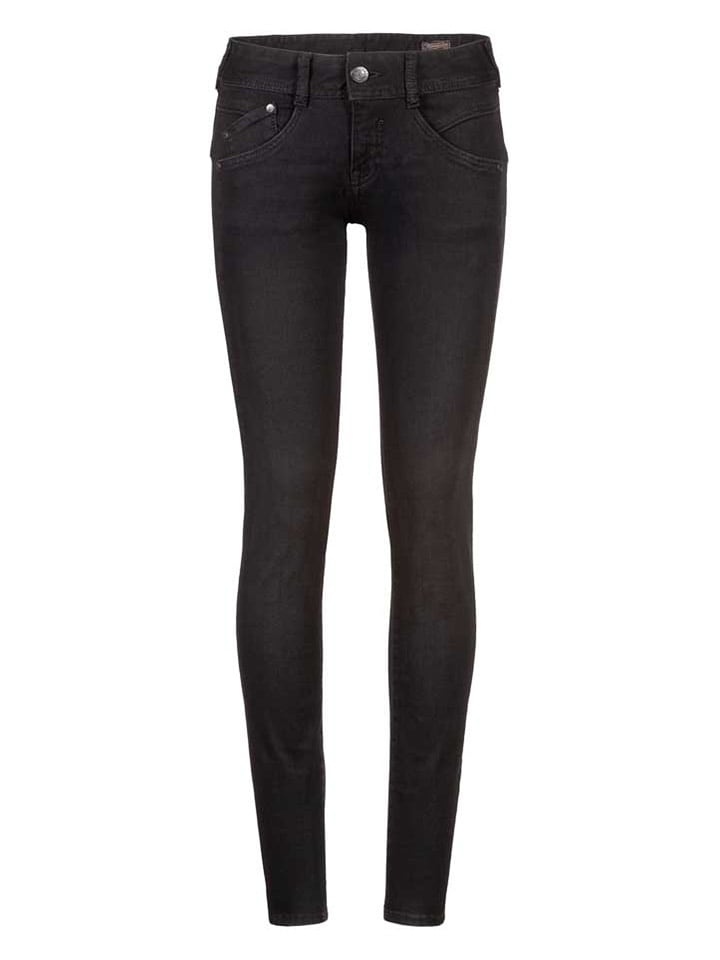 Herrlicher Dżinsy - Skinny fit - w kolorze czarnym rozmiar: W29