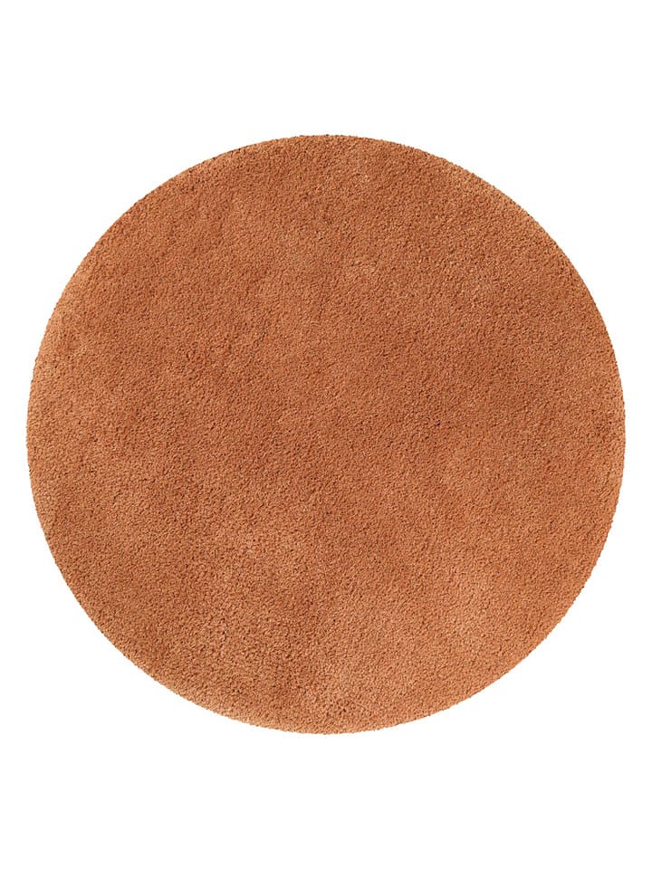 Homie Living Dywanik łazienkowy "Porto Azzurro" w kolorze pomarańczowym rozmiar: 90 cm