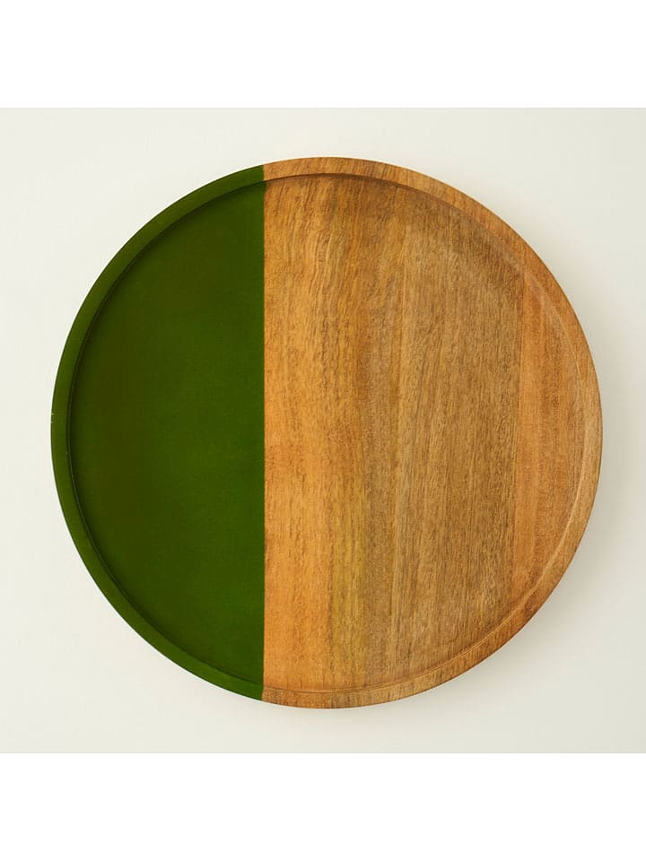 BELLA MAISON Taca "Trina" w kolorze brązowo-zielonym do serwowania rozmiar: onesize