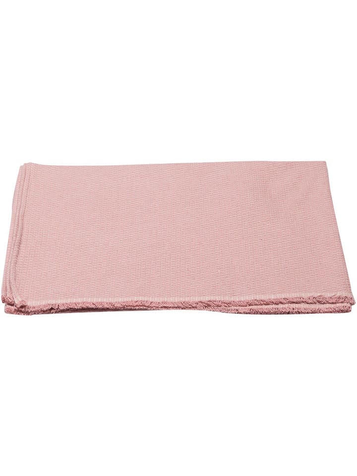 David Fussenegger Koc strukturalny "Stella - Uni" w kolorze jasnoróżowym rozmiar: 100x140 cm