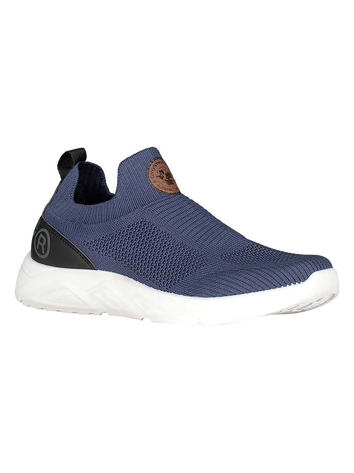 Geographical Norway Slippersy "Omario" w kolorze granatowym rozmiar: 44