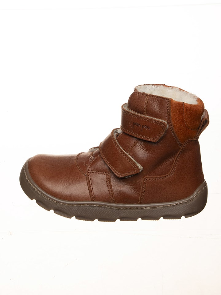 POM POM Buty w kolorze jasnobrązowym do chodzenia na boso rozmiar: 33