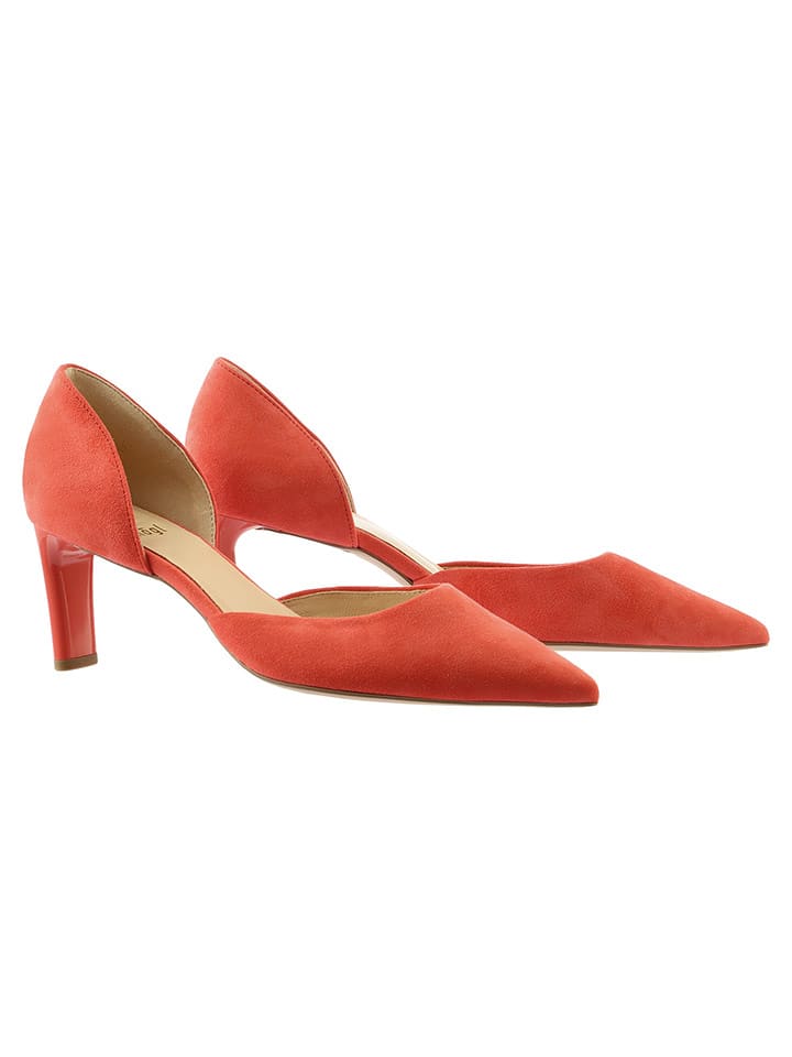 Högl Skórzane czółenka w kolorze czerwonym rozmiar: 37