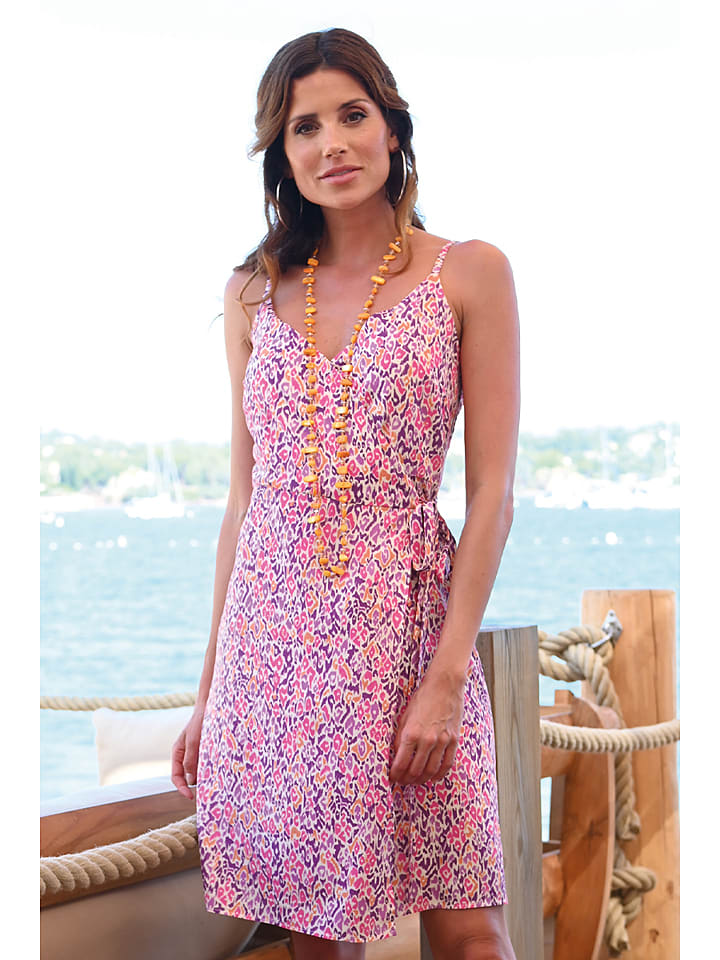 Bleu d'Azur Sukienka "Guyana" w kolorze fioletowo-różowym rozmiar: 40