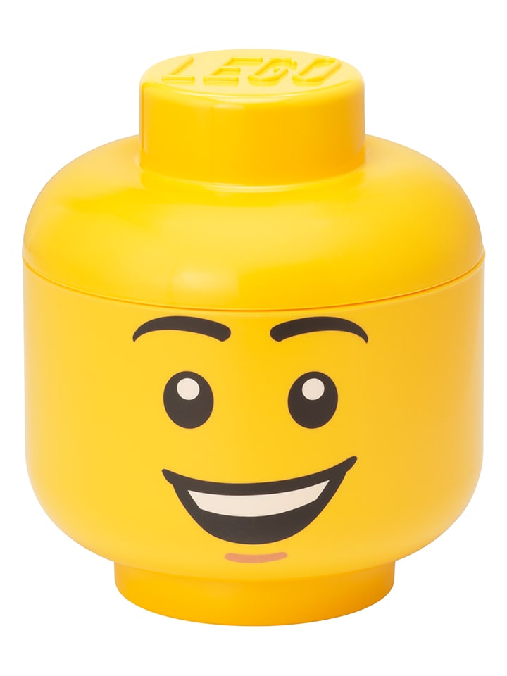 LEGO Pojemnik "Happy Boy" w kolorze żółtym - wys. 18,5 x Ø 16 cm rozmiar: onesize