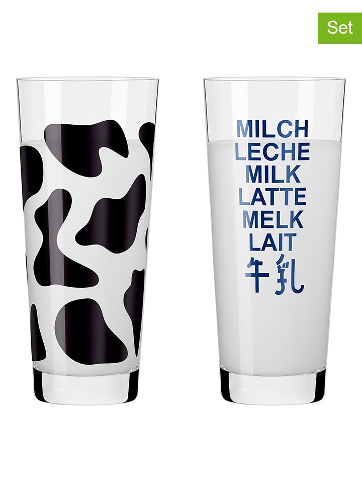 RITZENHOFF Szklanki (2 szt.) "Jubilee Collection" w kolorze czarnym - 345 ml rozmiar: onesize