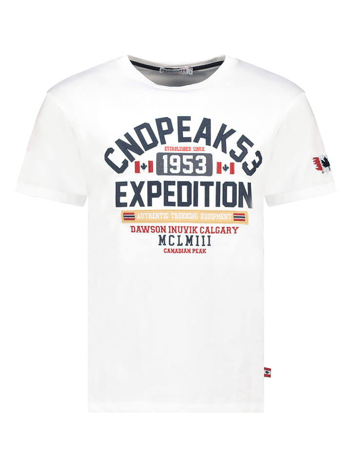 Canadian Peak Koszulka "Jermaniteak" w kolorze białym rozmiar: S