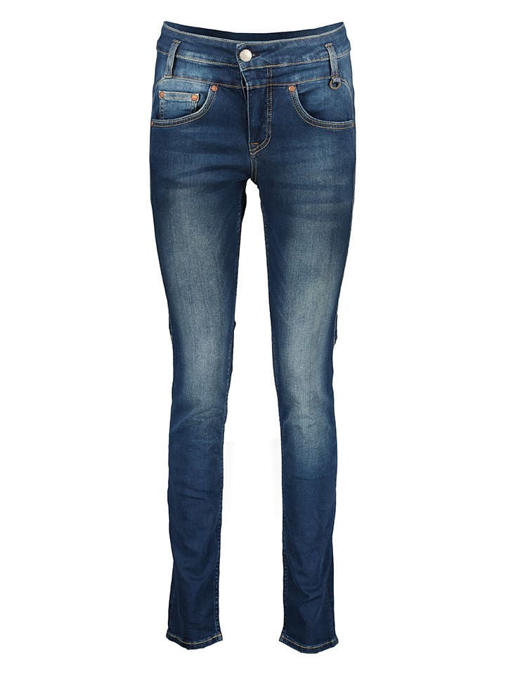 Herrlicher Dżinsy - Skinny fit - w kolorze granatowym rozmiar: W24/L32