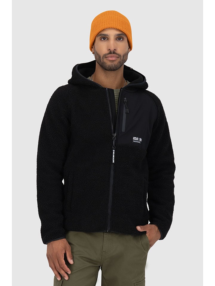 alife and kickin Kurtka polarowa "HaraldAK" w kolorze czarnym rozmiar: XL