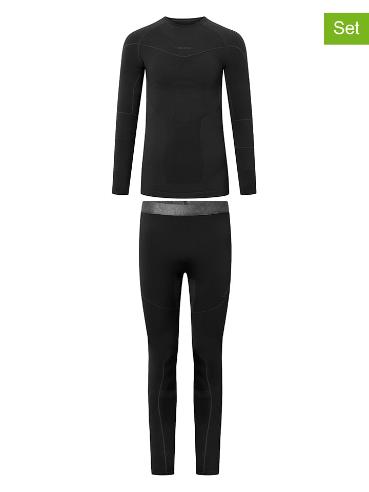 Viking 2-częściowy zestaw termiczny "Gary" w kolorze czarnym rozmiar: 3XL