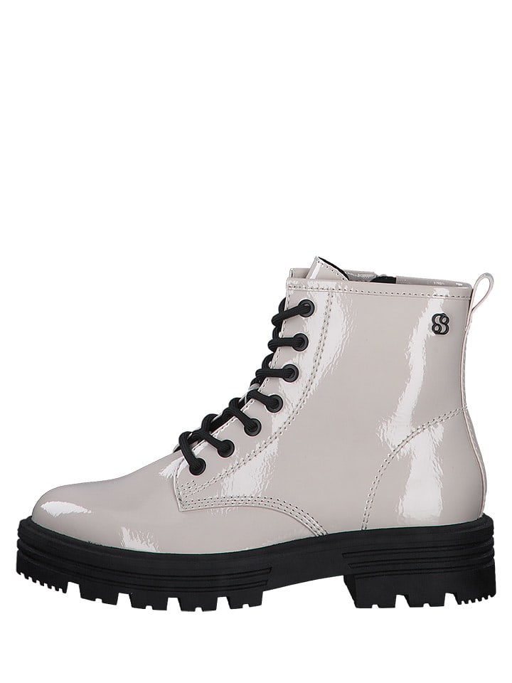 s.Oliver Botki w kolorze kremowym rozmiar: 38