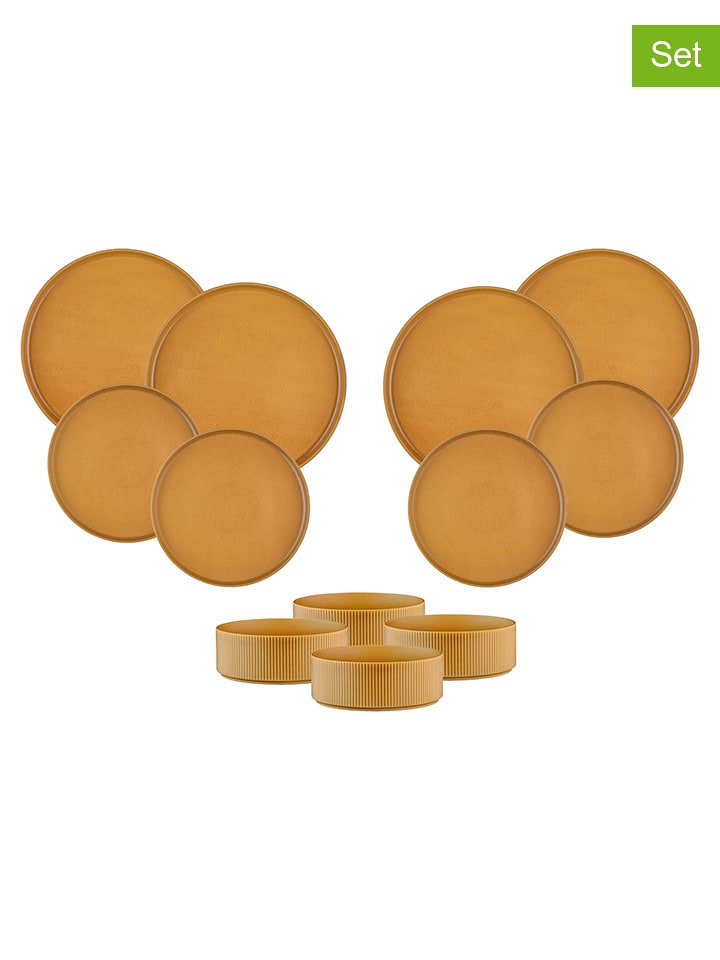 Björn 12-częściowy zestaw "Scandi" w kolorze musztardowym rozmiar: onesize