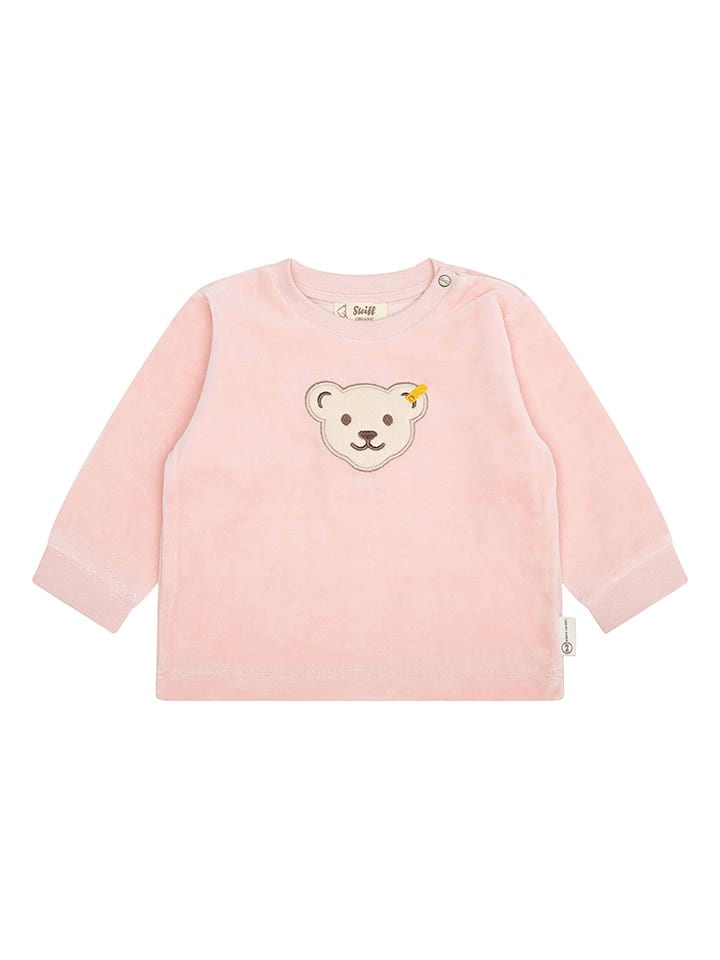 Steiff Bluza w kolorze jasnoróżowym rozmiar: 68