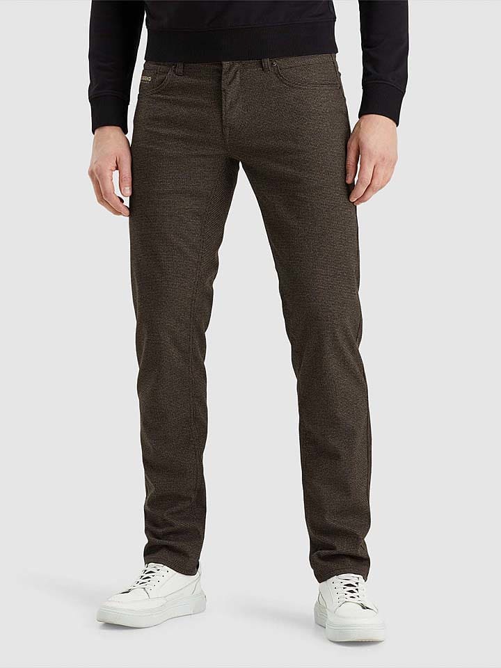 PME Legend Dżinsy "Nightflight" - Slim fit - w kolorze brązowym rozmiar: W36/L34