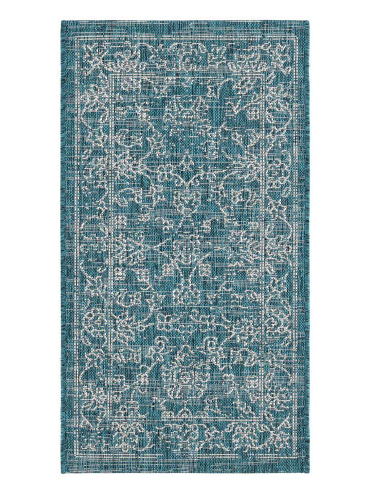 Safavieh Dywan "Courtryard" w kolorze turkusowym rozmiar: 244x305 cm