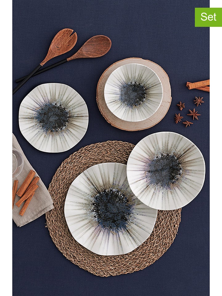 Hermia 24-częściowy zestaw w kolorze beżowo-niebieskim rozmiar: onesize