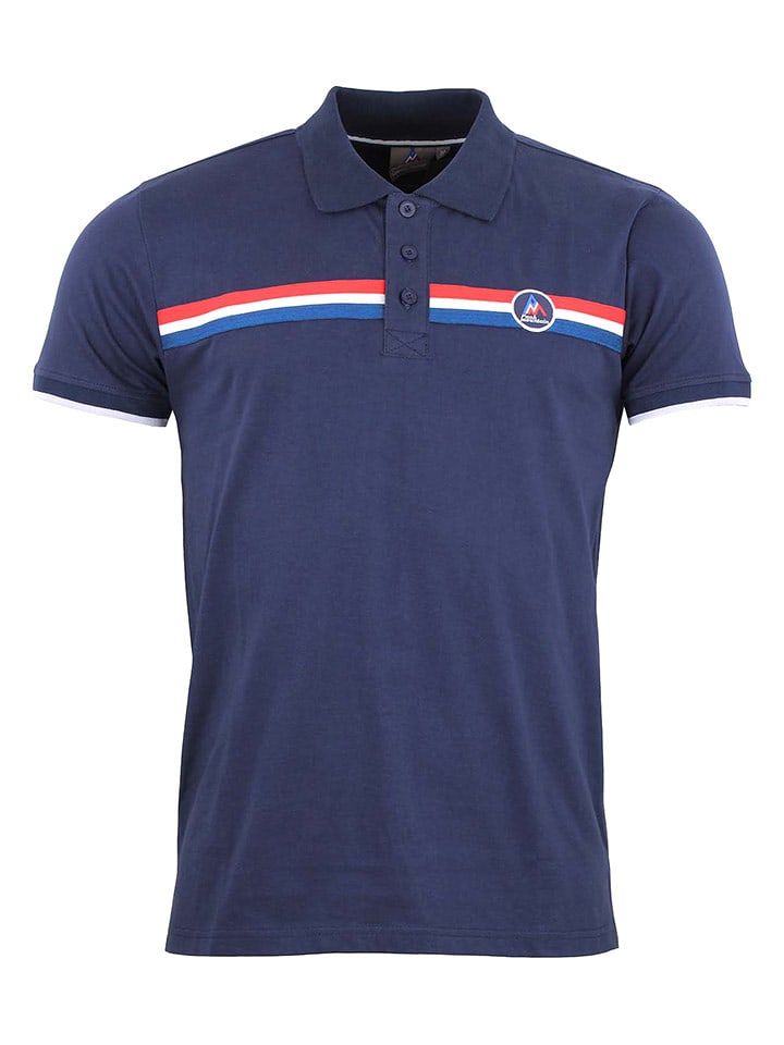 Peak Mountain Koszulka polo w kolorze granatowym rozmiar: XL