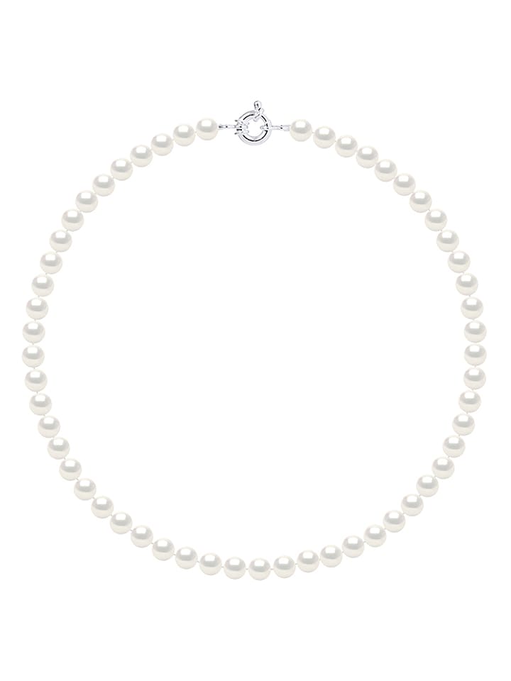 Mitzuko Naszyjnik perłowy w kolorze białym - dł. 42 cm rozmiar: onesize