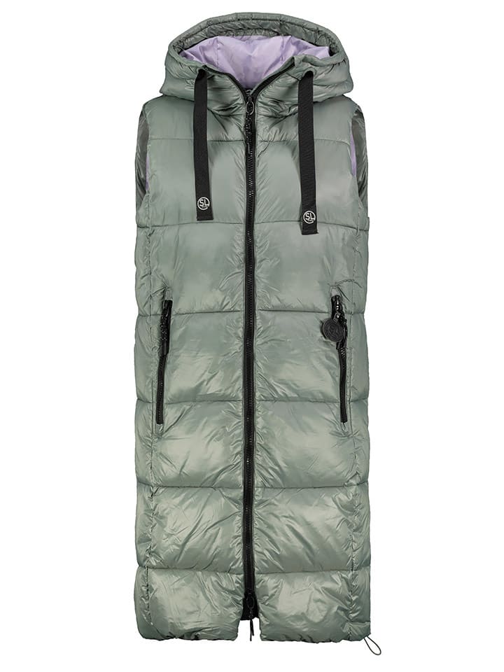 Sublevel Kamizelka pikowana w kolorze khaki rozmiar: XL