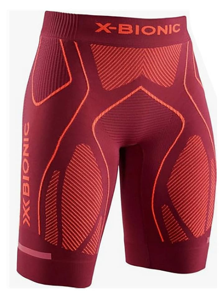 X-Bionic Szorty w kolorze czerwonym do biegania rozmiar: M