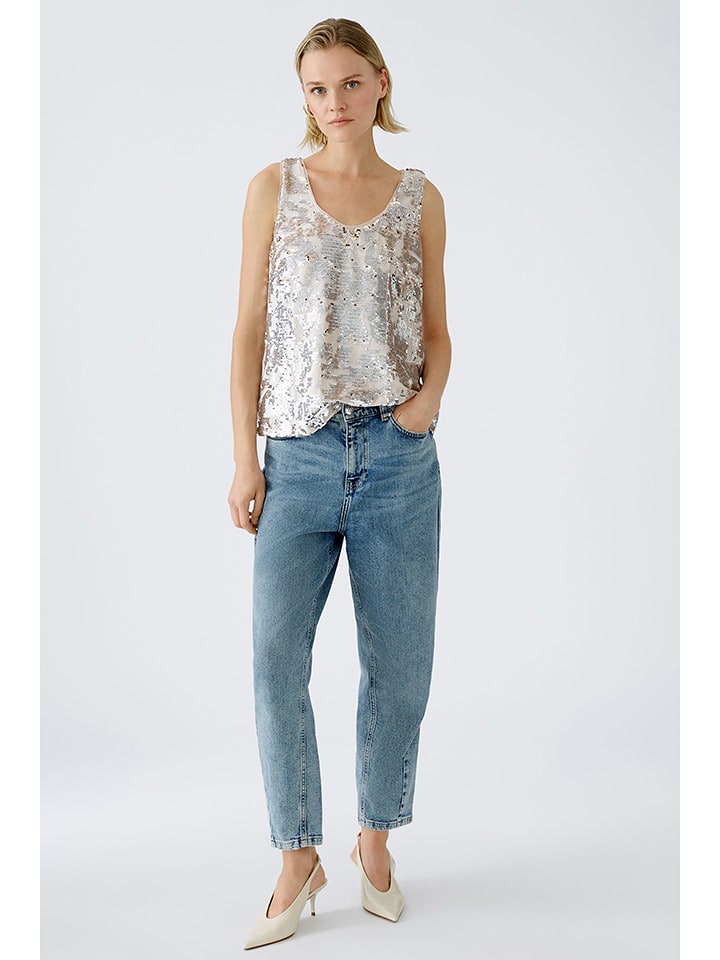 Oui Top w kolorze złoto-srebrnym rozmiar: 38