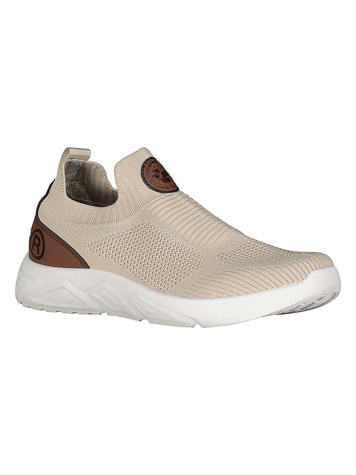 Geographical Norway Slippersy "Omario" w kolorze beżowym rozmiar: 45