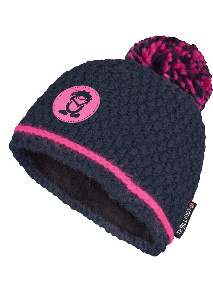 Trollkids Czapka "Hemsedal" w kolorze granatowym rozmiar: 48-52 cm