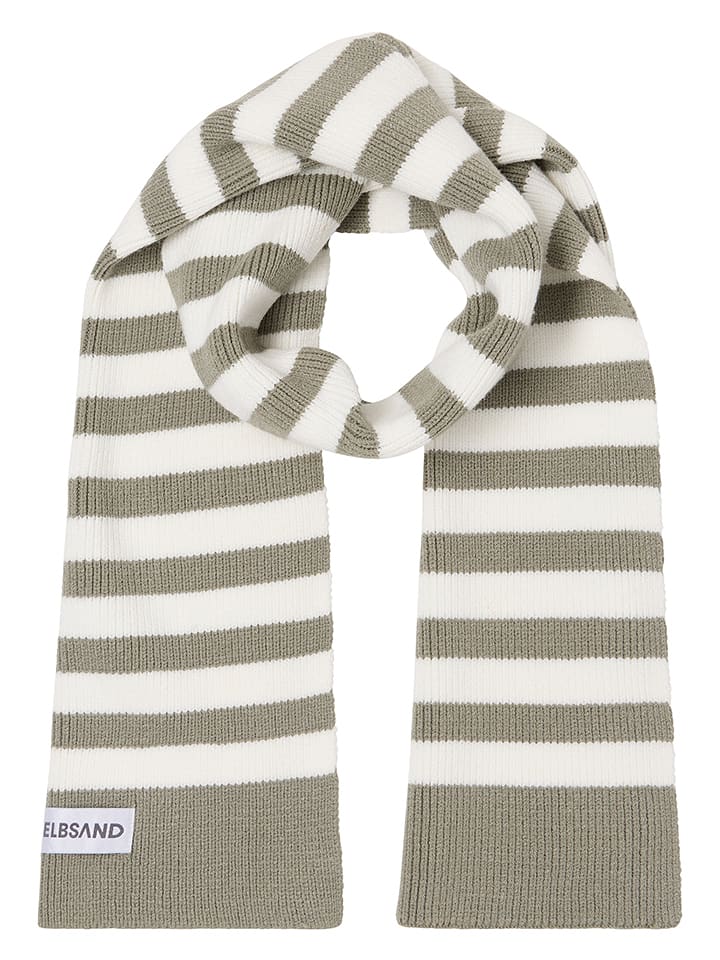 ELBSAND Szal "Noelle" w kolorze biało-beżowym rozmiar: onesize