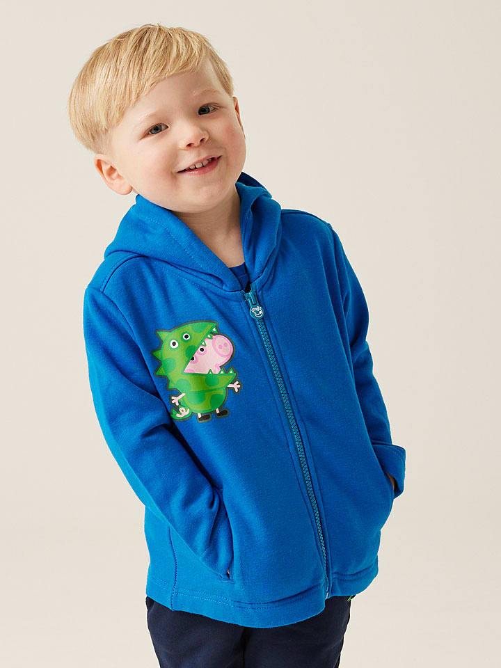 Regatta Kurtka polarowa "Peppa Zip" w kolorze niebieskim rozmiar: 110