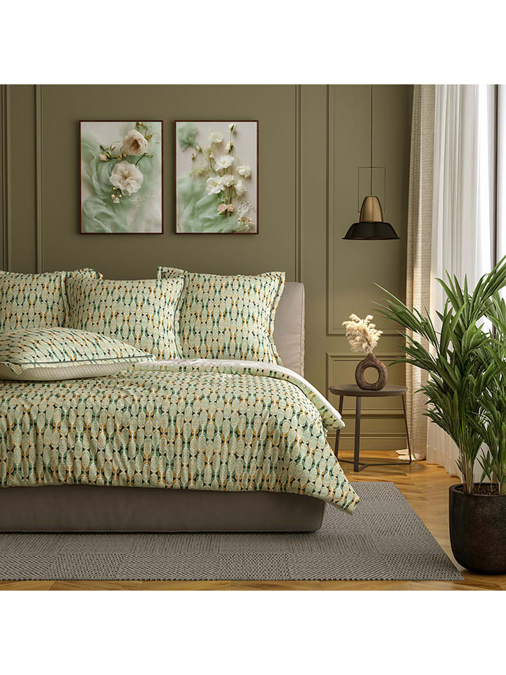 Passion dElly Komplet pościeli "Mylene" w kolorze zielonym rozmiar: 270x300 cm