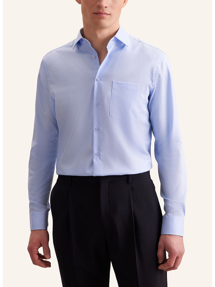 Seidensticker Koszula w kolorze błękitnym rozmiar: 43