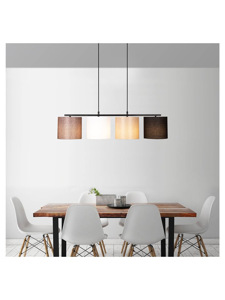 Opviq Lampa wisząca "Valiz" w kolorze beżowo-czarno-białym - 110 x 25 cm rozmiar: onesize