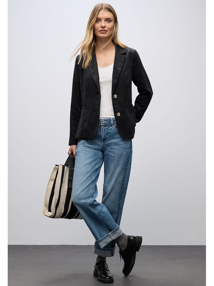 Cecil Blezer sztruksowy w kolorze czarnym rozmiar: 44