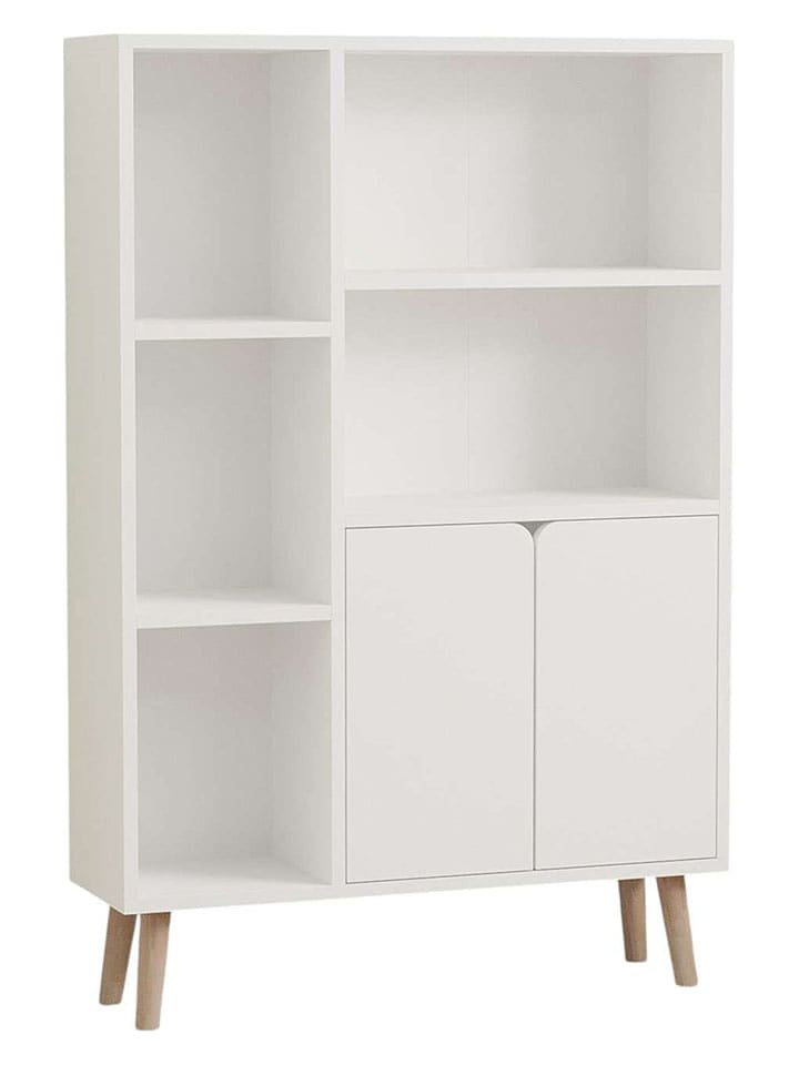 Scandinavia Concept Regał "Lumo" w kolorze białym na książki - 25 x 48,6 x 50 cm rozmiar: onesize