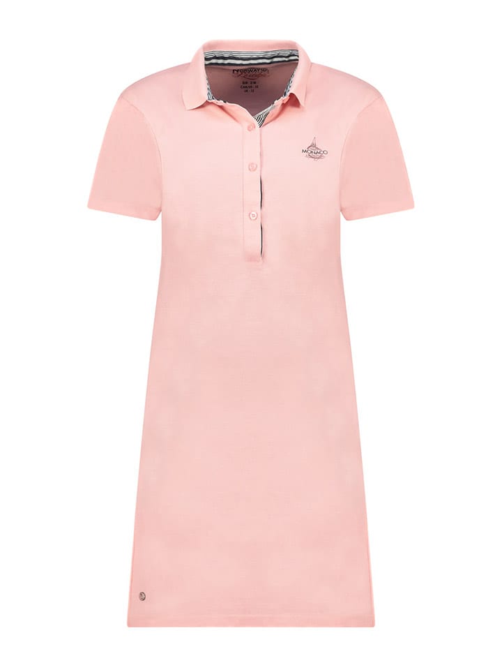 Geographical Norway Sukienka w kolorze jasnoróżowym rozmiar: M