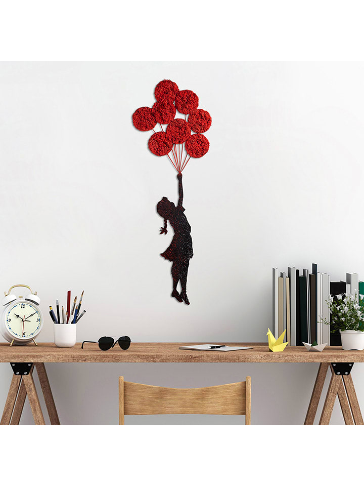 ABERTO DESIGN Dekoracja ścienna "Banksy" - 34 x 100 cm rozmiar: onesize