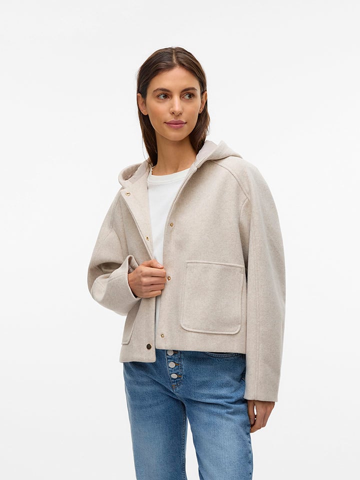 Vero Moda Kurtka przejściowa w kolorze beżowym rozmiar: S