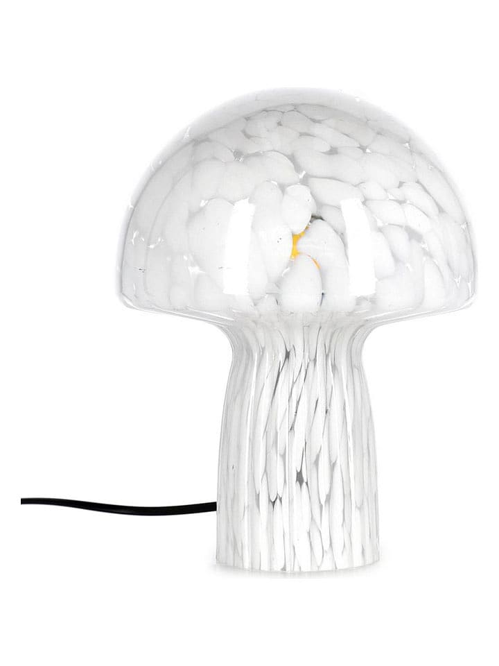 Bizzotto Lampa stołowa "Carysa" w kolorze białym - wys. 25,5 x Ø 20 cm rozmiar: onesize