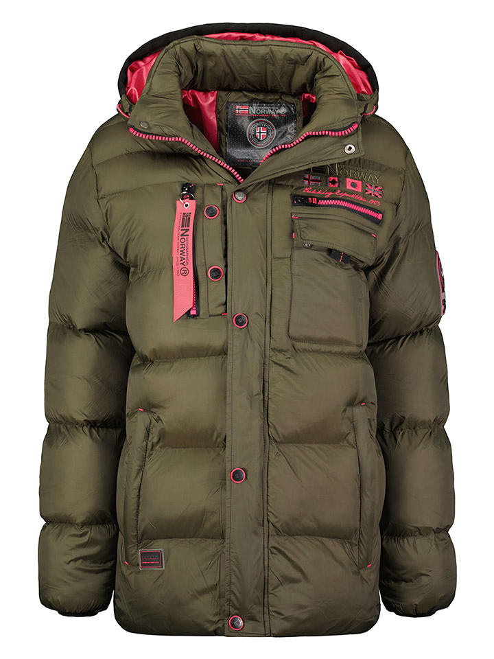 Geographical Norway Kurtka pikowana "Citernier" w kolorze khaki rozmiar: XXL