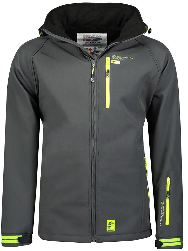 Geographical Norway Kurtka softshellowa "Ritchone" w kolorze antracytowym rozmiar: S