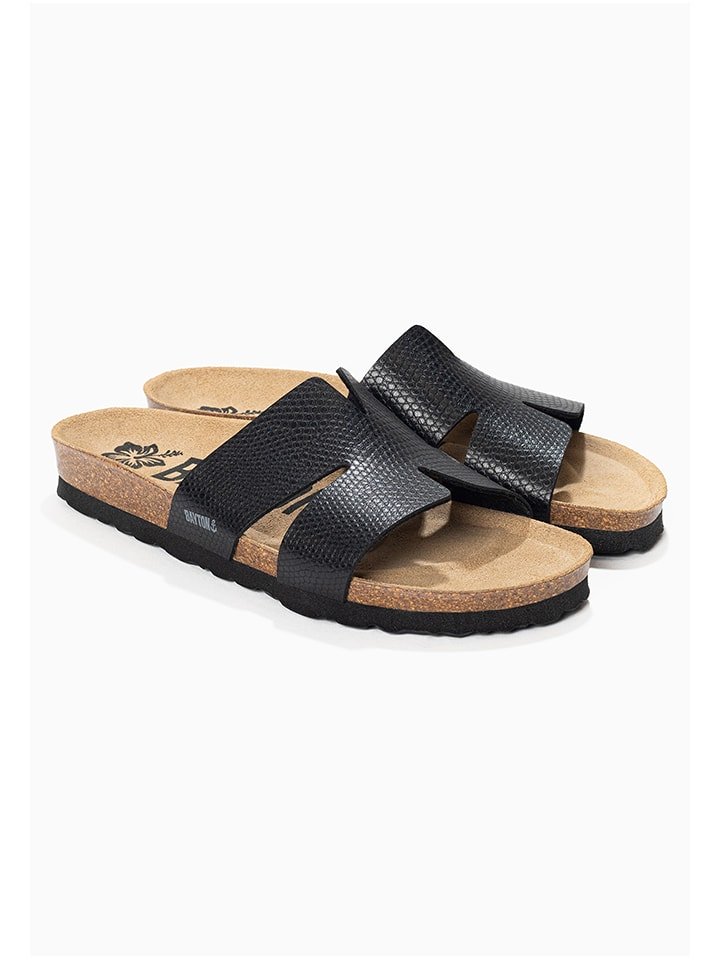 BAYTON Klapki "Djone" w kolorze czarnym rozmiar: 41