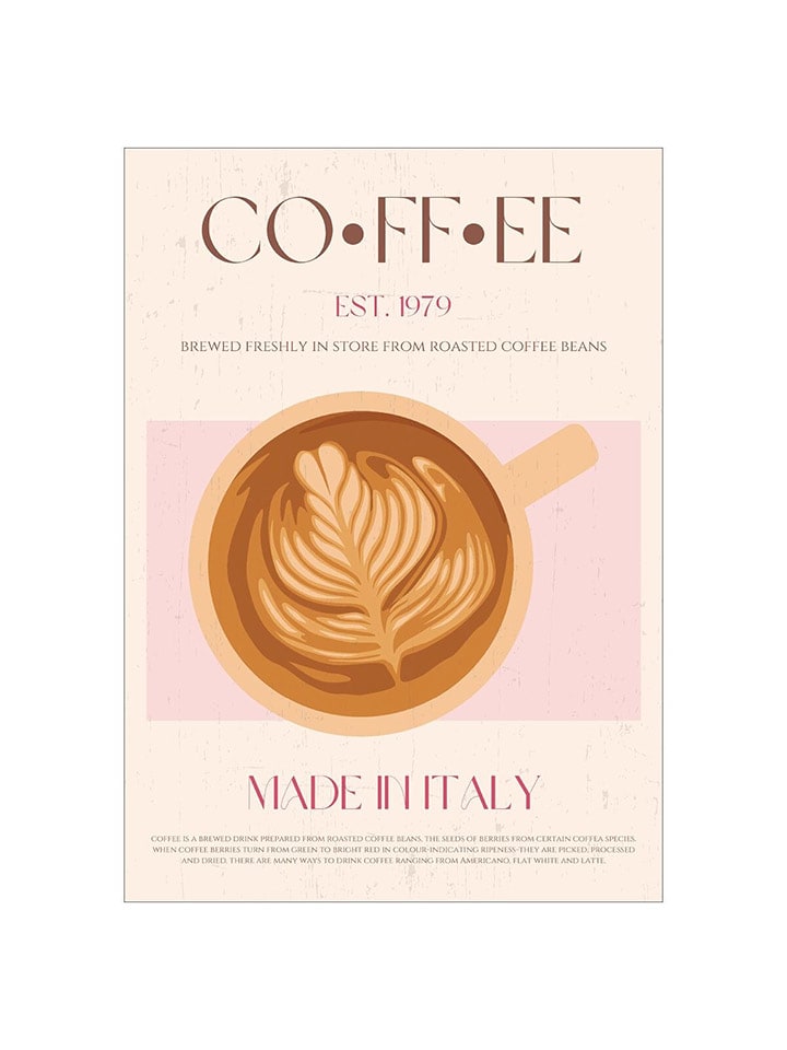 Poster & Frame Druk artystyczny "Coffee" rozmiar: 30x40 cm