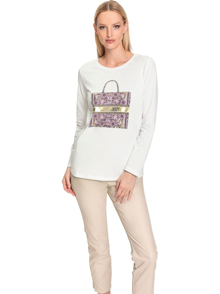 Heine Koszulka w kolorze białym rozmiar: 48