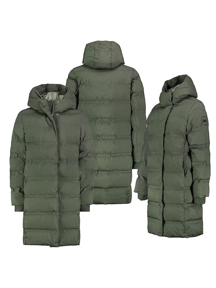 Sublevel Płaszcz zimowy w kolorze ciemnozielonym rozmiar: L